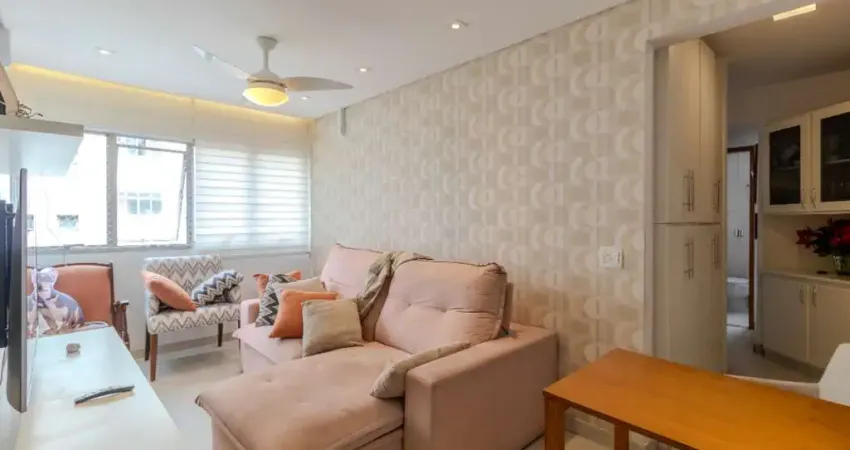 Confortável apartamento para venda em Indianópolis com 1 quarto , 49m²