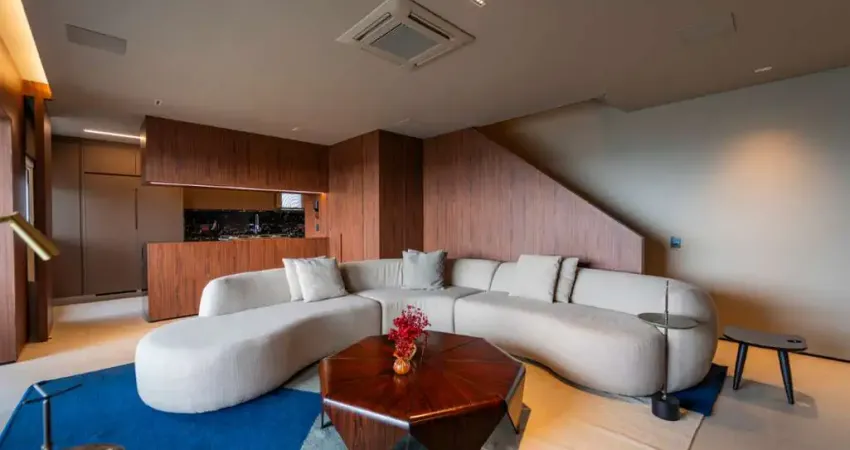 Elegante duplex para venda em Campo Belo com 1 quarto, sendo 1 suíte , 143m²