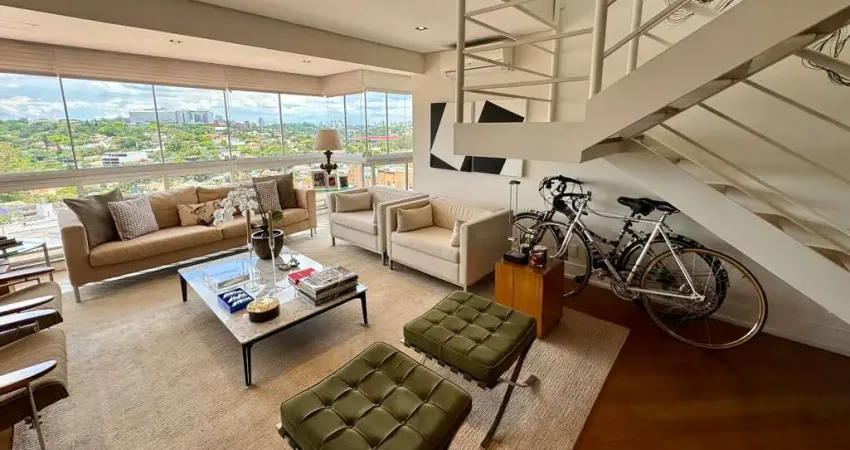 Versátil cobertura para venda em Jardim Guedala com 3 quartos, sendo 2 suítes , 236m²