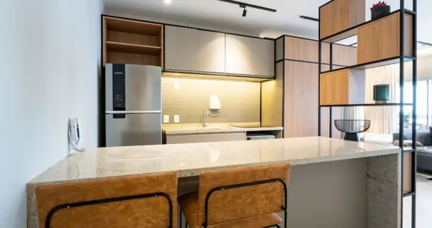 Aconchegante studio para venda em Campo Belo com 1 quarto , 45m²