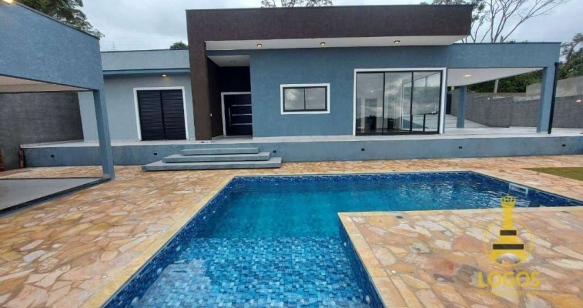 Chácara com 3 dormitórios à venda, 1200 m² por R$ 1.250.000,00 - Rosário - Atibaia/SP
