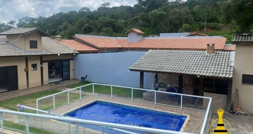 Chácara com 2 dormitórios à venda, 550 m² por r$ 550.000,00 - est santa maria do portão - atibaia/sp
