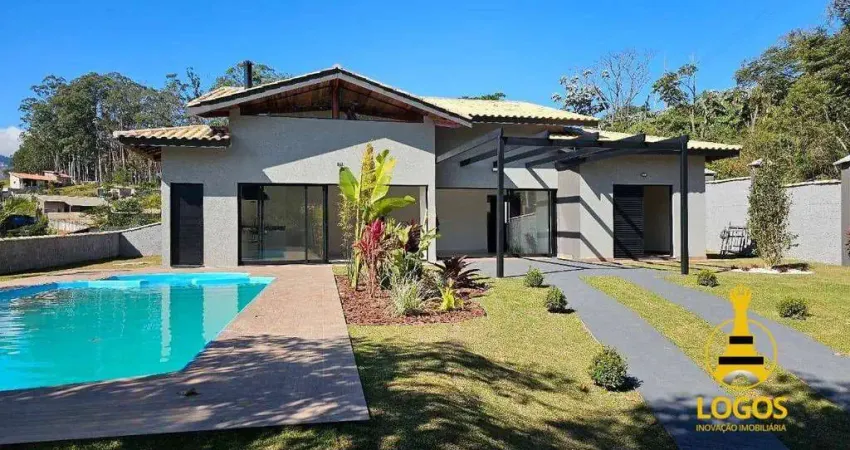 Chácara com 3 dormitórios à venda, 602 m² por R$ 850.000 - Rosário - Atibaia/SP