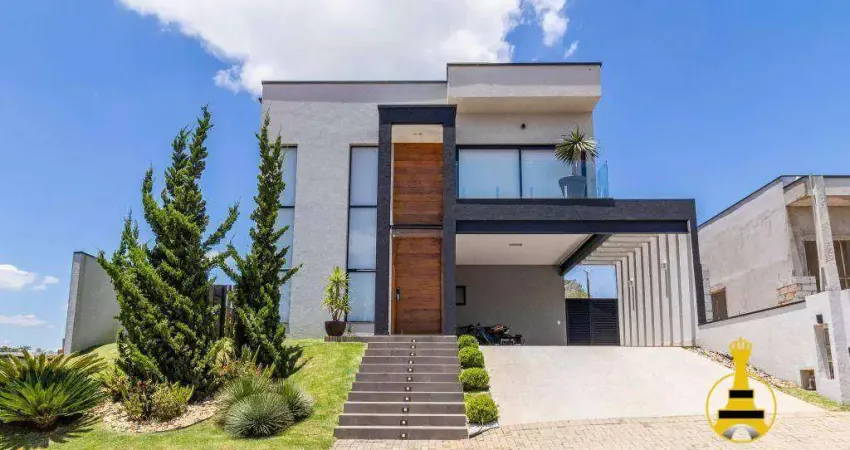 Casa com 4 dormitórios à venda, 318 m² por r$ 2.850.000,00 - condomínio residencial shamballa iii - atibaia/sp