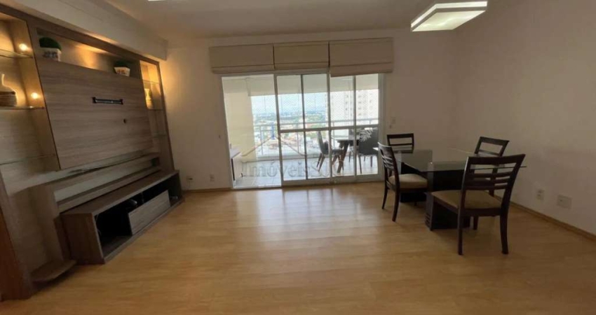 4 DORMITÓRIOS, 2 SUÍTES, MOBILIADO, VARANDA GOURMET, ANDAR ALTO, 3 VAGAS, NO JD. AQUÁRIUS
