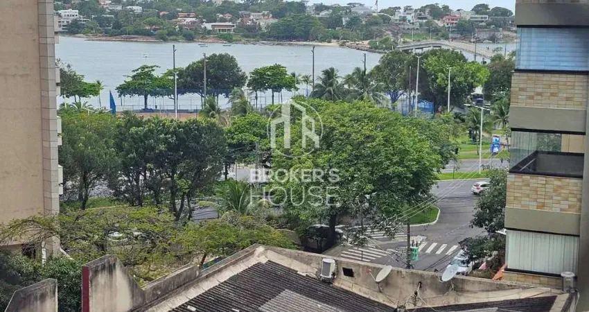 Kitnet à venda, com vista para o mar praia do canto, andar alto e vaga - vitória, es