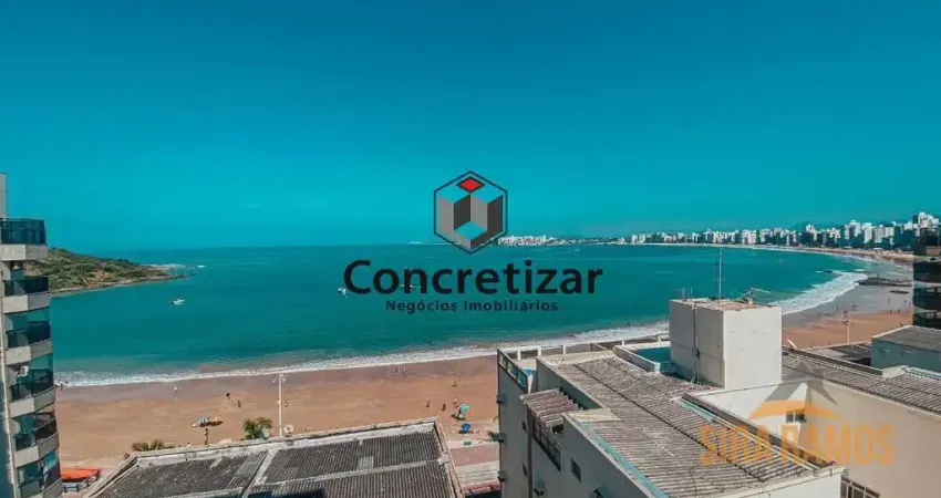 Apartamento vista para o mar 3 quartos (1 suítes) praia do morro, guarapari/es