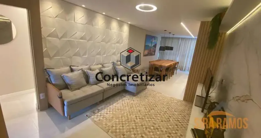 Apartamento quadra do mar 3 quartos (2 suítes) praia do morro, guarapari/es