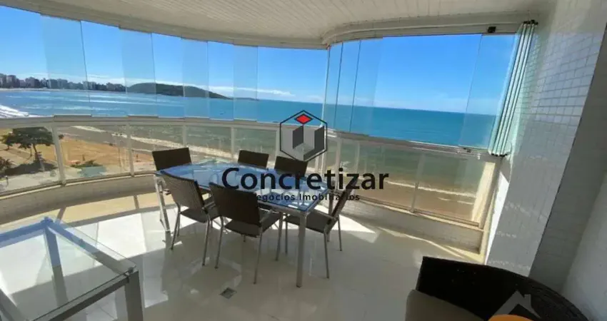 Apartamento frente para o mar 3 quartos (1 suíte) praia do morro, guarapari/es