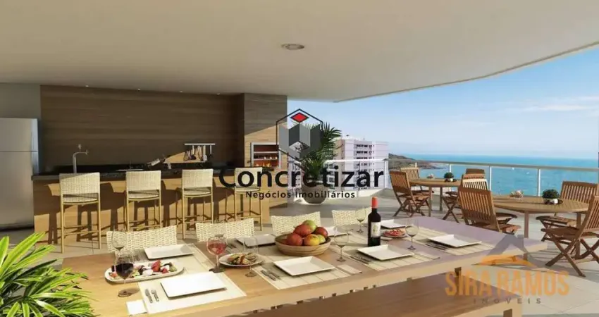 Lançamento 3 quartos (1 suíte) costa dourada praia do morro, guarapari/es (prev. 12/24)