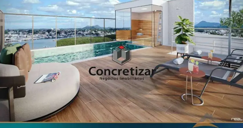 Lançamento frente para o mar 3 quartos (2 suítes) residencial solar da praia - prainha - muquiçaba, guarapari/es