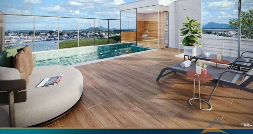 LANÇAMENTO FRENTE PARA O MAR 3 QUARTOS (2 SUÍTES) RESIDENCIAL SOLAR DA PRAIA - PRAINHA - MUQUIÇABA, GUARAPARI/ES