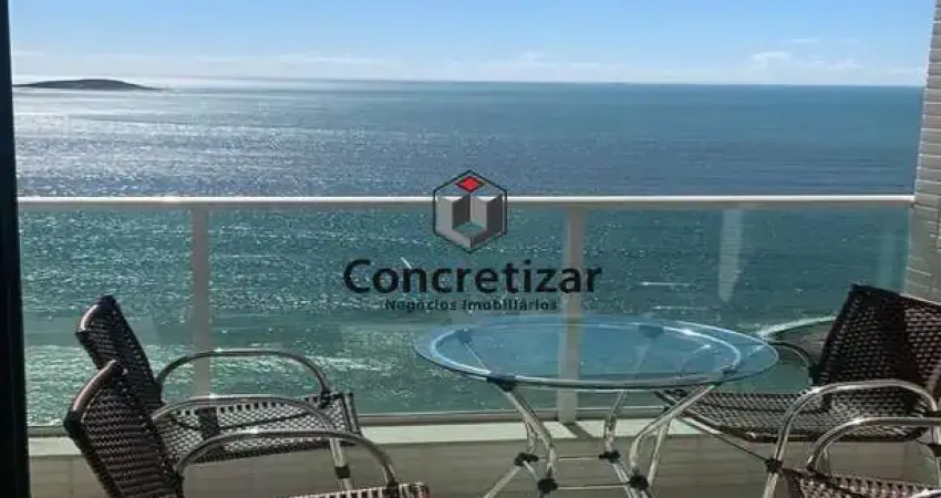 Apartamento frente para o mar 3 quartos (1 suíte) praia do morro, guarapari/es