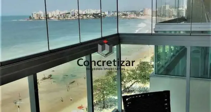 Apartamento frente mar à venda com 3 quartos na praia do morro guarapari-es