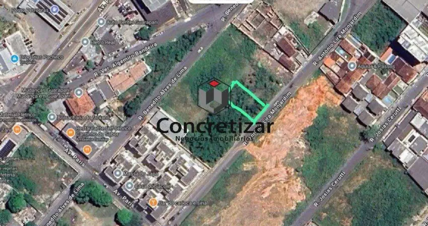 Terreno à venda em guarapari-es, bairro aeroporto, com 360m² de área - oportunidade única!