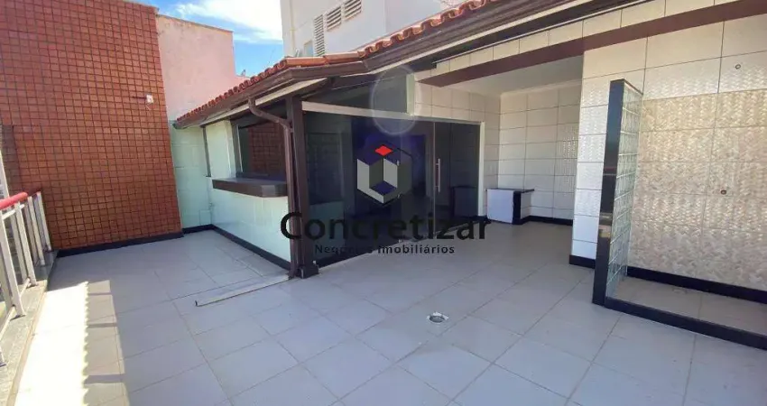 Cobertura 4 quartos vista mar á venda no centro, guarapari-es