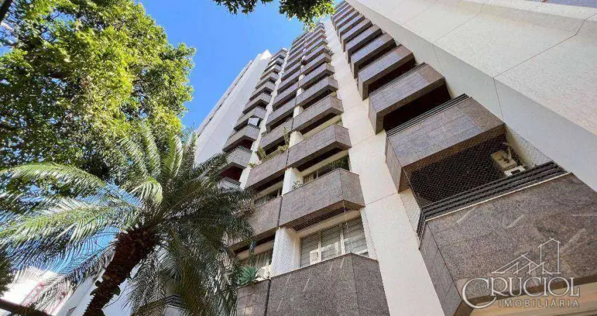 Apartamento com 3 dormitórios, 129 m² - venda por R$ 650.000 ou aluguel por R$ 2900,00/mês - Centro - Londrina/PR