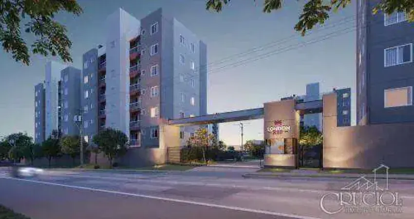 Apartamento com 2 dormitórios para alugar, 46 m² por R$ 1.400,00/mês - Perobinha - Londrina/PR