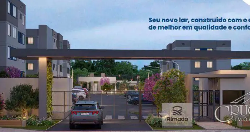 Apartamento com 2 dormitórios à venda, 40 m² - perobinha - londrina/pr