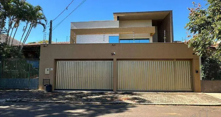 Casa com 4 dormitórios à venda, 430 m² por r$ 2.800.000,00 - jardim presidente - londrina/pr