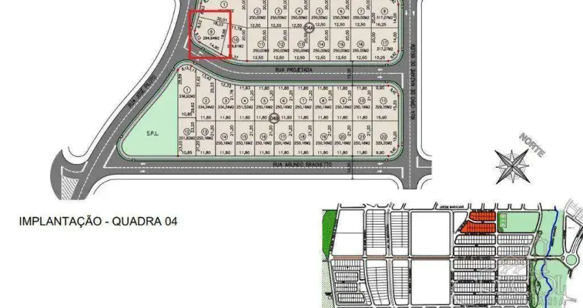 Terreno à venda, 294 m² por R$ 186.000,00 - Gleba Esperança - Londrina/PR