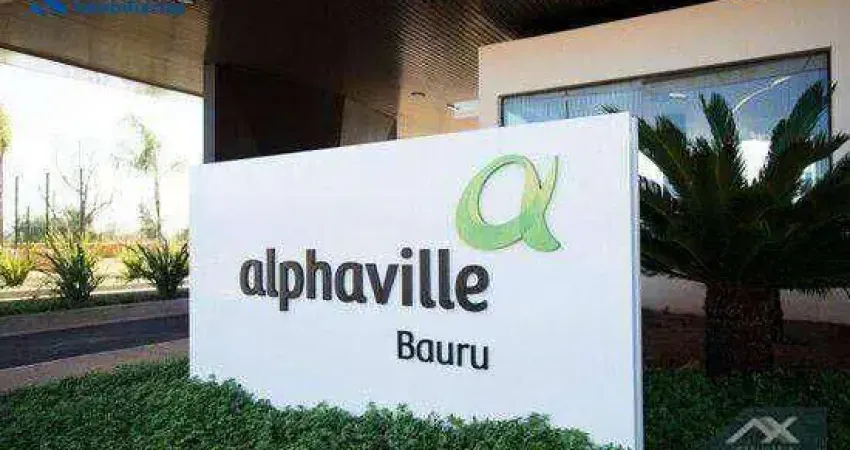 Terreno à venda, 471 m² por r$ 559.312,50 - alphaville - bauru/sp