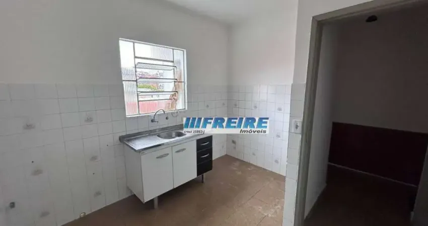 Casa com 1 dormitório para alugar, 55 m² por R$ 1.500,00/mês - Nova Gerti - São Caetano do Sul/SP