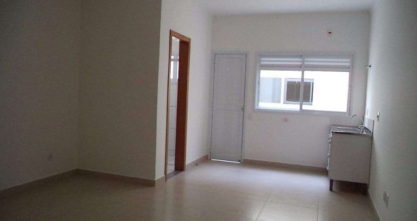 Kitnet com 1 dormitório para alugar, 35 m² por r$ 1.755,00/mês - nova gerti - são caetano do sul/sp