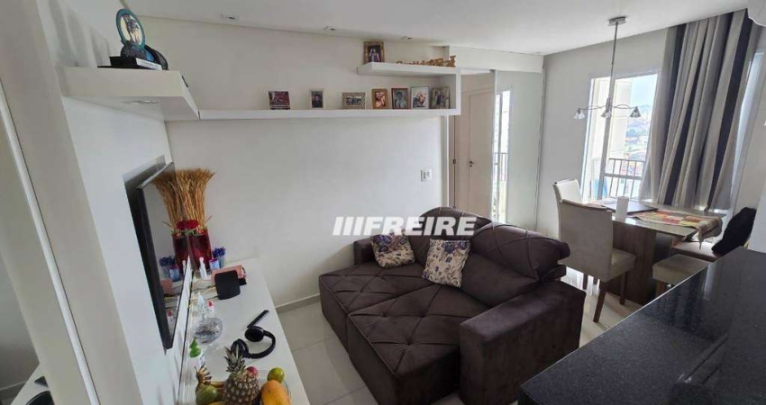 Apartamento com 2 dormitórios à venda, 50 m² por R$ 360.000 - Vila Sacadura Cabral - Santo André/SP