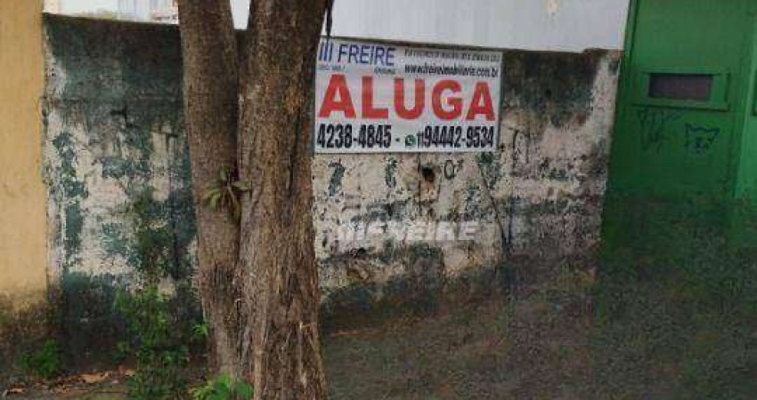 Terreno para alugar, 171 m² por R$ 1.400,00/mês - Santa Maria - Santo André/SP
