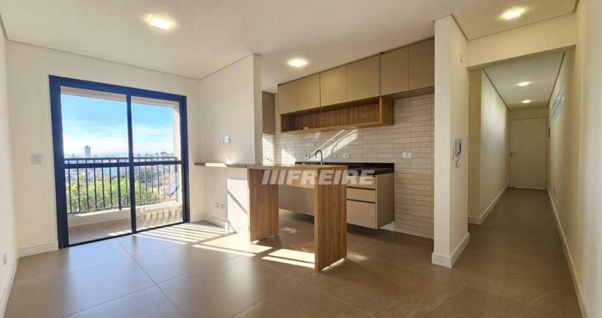 Apartamento com 2 dormitórios para alugar, 65 m² por R$ 3.470,00/mês - Campestre - Santo André/SP