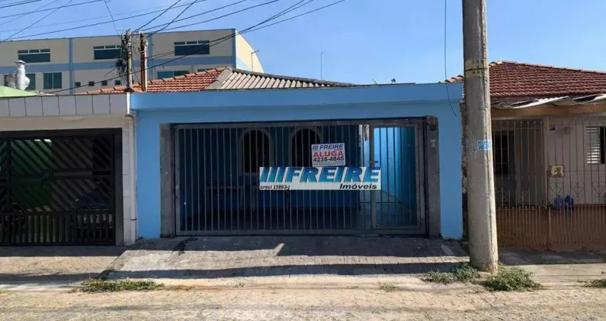 Casa com 3 dormitórios para alugar, 150 m² por R$ 2.833,33/mês - Utinga - Santo André/SP