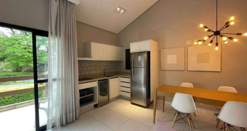 Apartamento com 1 dormitório, 30 m² - venda por R$ 480.000,00 ou aluguel por R$ 3.900,00/mês - Granja Viana - Cotia/SP