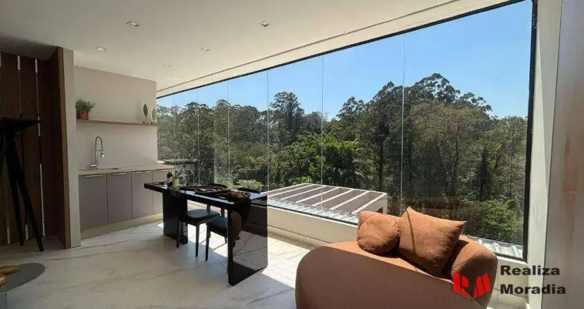 Lançamento apartamento com 3 dormitórios à venda, 95 m² por r$ 800.000 - granja viana - cotia/sp