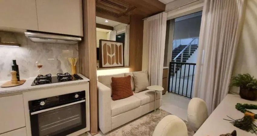 Apartamento novo com 1 dormitório à venda, 25 m² por r$ 260.000 - butantã - são paulo/sp