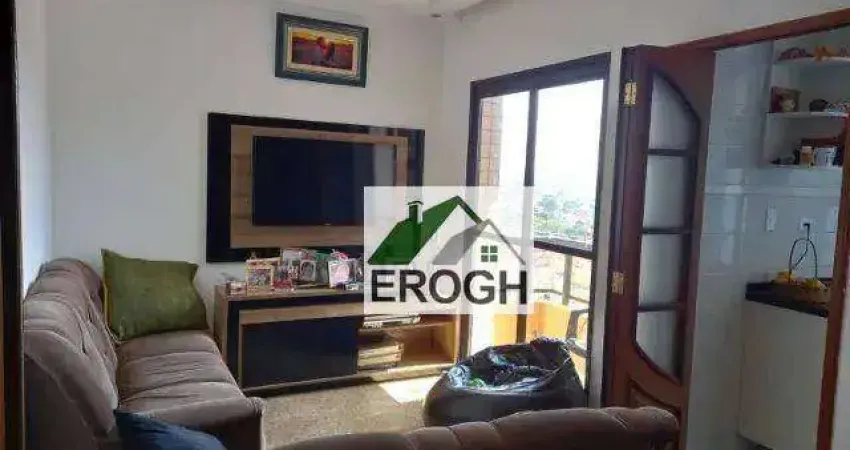 Apartamento com 3 dormitórios à venda, 82 m² por R$ 515.000,00 - Vila Scarpelli - Santo André/SP