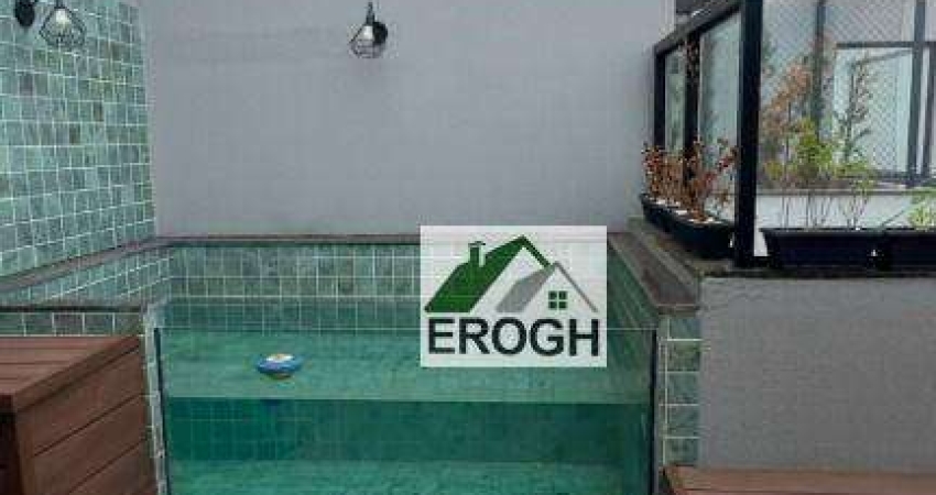 Apartamento Duplex com 2 dormitórios à venda, 90 m² por R$ 899.000,00 - Campestre - Santo André/SP