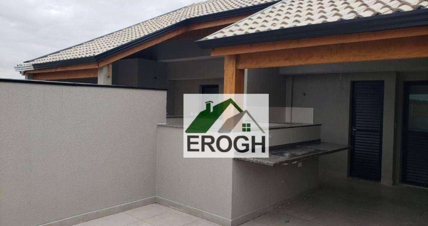 Cobertura com 2 dormitórios à venda, 82 m² por R$ 410.000 - Parque João Ramalho - Santo André/SP