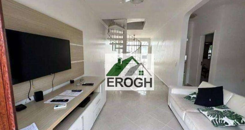 Casa com 3 dormitórios, Condomínio Costa do Mar, 191 m² por R$ 1.000.000 - Jardim Três Marias - Guarujá/SP