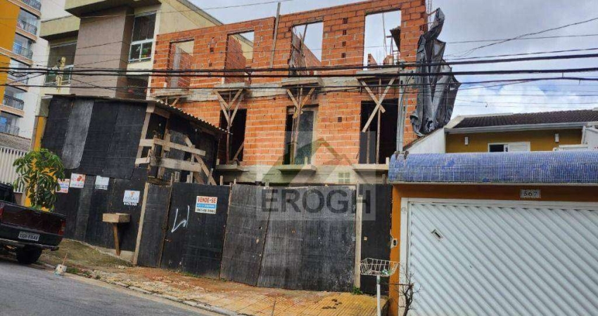 Cobertura com 2 dormitórios à venda, 71 m² por R$ 530.000,00 - Vila Valparaíso - Santo André/SP