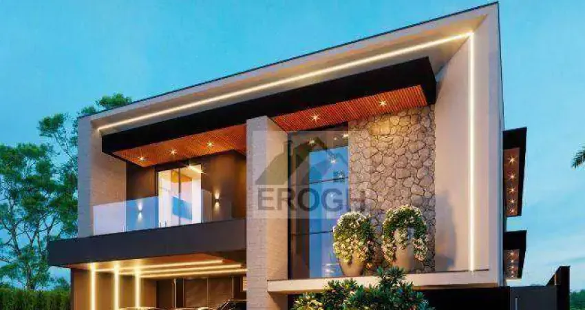 Casa com 4 dormitórios à venda, 486 m² por r$ 3.800.000 - condomínio vivant urbanova - são josé dos campos/sp