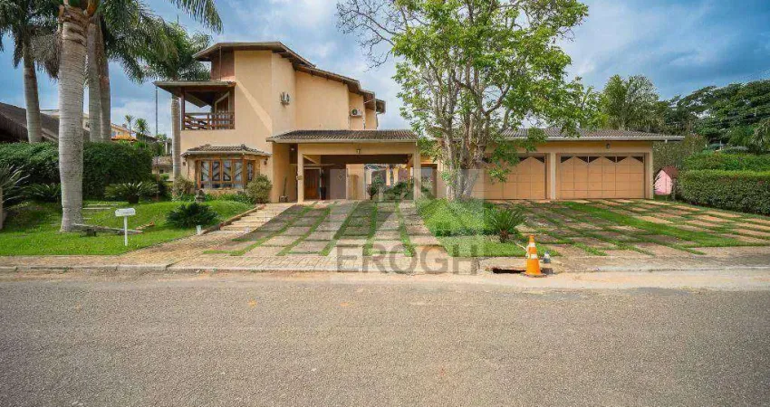 Casa com 5 dormitórios à venda, 800 m² por r$ 2.970.000 - paysage clair - vargem grande paulista/sp