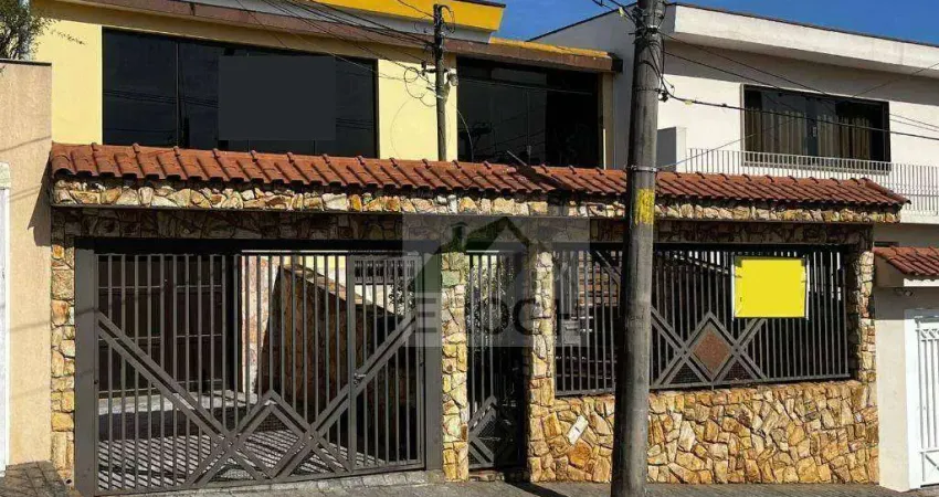 Sobrado com 5 dormitórios, 442 m² - venda por R$ 980.000,00 ou aluguel por R$ 6.936,67/mês - Campestre - Santo André/SP