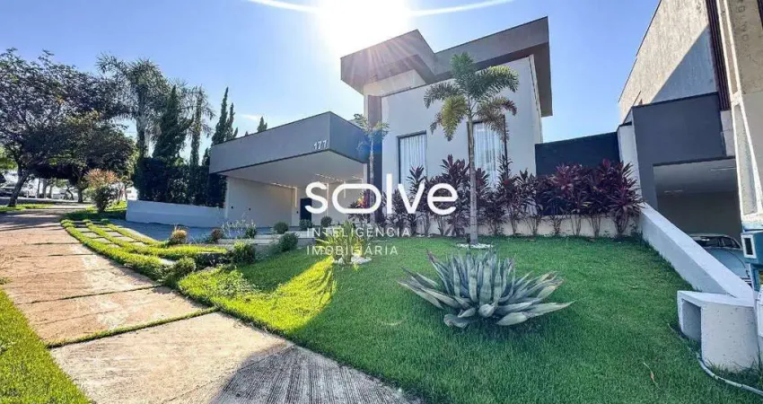 Sobrado com 4 dormitórios, 391 m² - venda por r$ 4.000.000,00 ou aluguel por r$ 22.220,89/mês - helvetia park - indaiatuba/sp