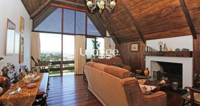Casa 3 dor. sendo 1 suite, piscina, com vista panorâmica  no Morro Apamecor.
