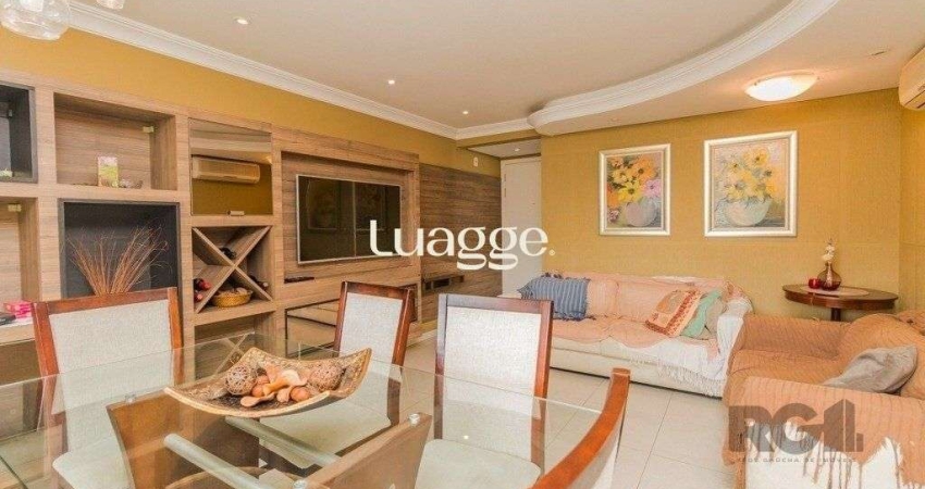 Apartamento 95m² - semi mobiliado, 3 dormitórios, 1 suíte e 2 vagas no bairro Passo da Areia