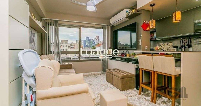 Excelente apartamento de 58m² com 02 dormitórios e 1 vaga de garagem.