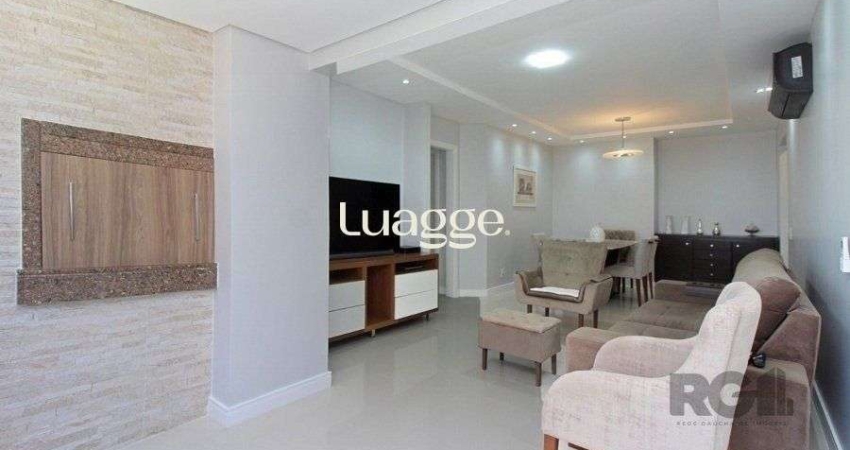 Excelente apartamento de 109,37m² com 3 dormitórios e 1 vaga de garagem.