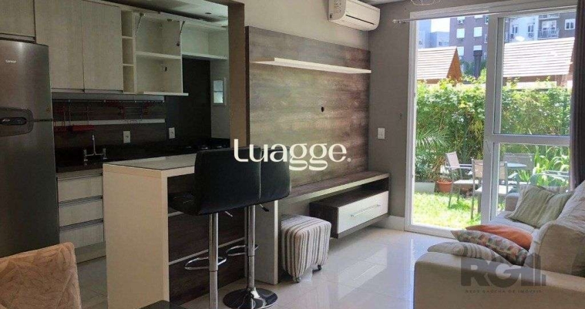 Apartamento com pátio 2 quartos (1 suites) churrasqueira e vaga. Infra completa