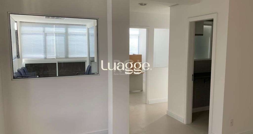 Sala comercial na Getúlio Vargas com 81,92m² privativos